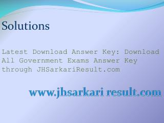 Solutions