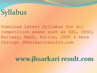 Syllabus
