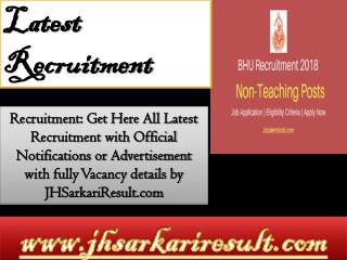 Latest Recruitment
