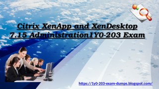 Prepare 1Y0-203 Question Answers - 1Y0-203 Exam Dumps - Dumps4Download.