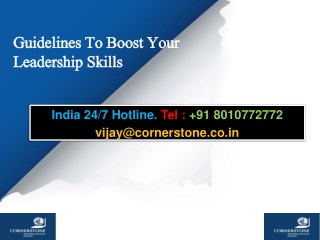 Guidelines To Boost Your Leadership Skills
