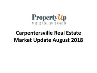 Carpentersville Real Estate Market Update August 2018