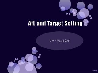 AfL and Target Setting