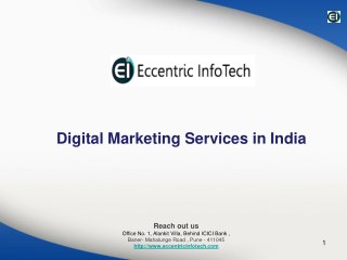 Digital Marketing Services, Company in India - Eccentric Infotech