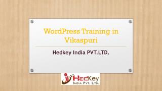 WordPress Training in Vikaspuri