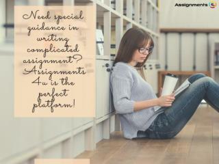 Need special guidance in writing complicated assignment?