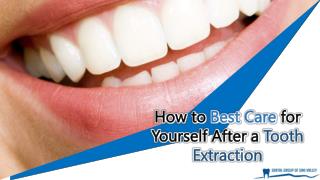 How to Best Care for Yourself After a Tooth Extraction