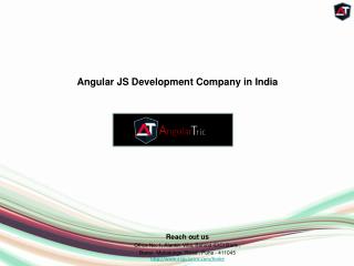 Angular JS, Website Development Company in India - Angulartric