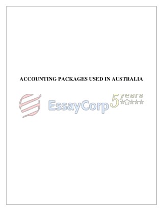 List of Accounting Packages | Types of Accounting Packages