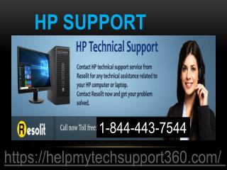 Hp technical Solutions call on 1-844-443-7544 Hp support