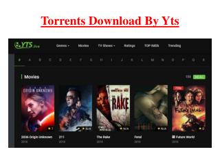 TV Shows Online By YTS