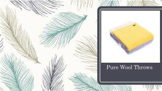 Pure Wool Throws with Different Styles