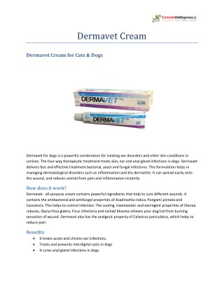 Dermavet Cream