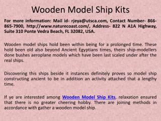 Wooden Model Ship Kits