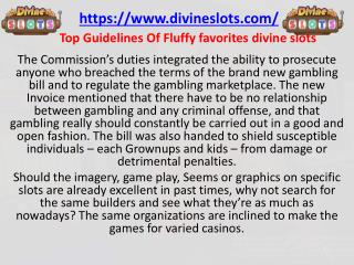 Top Guidelines Of Fluffy favorites divine slots