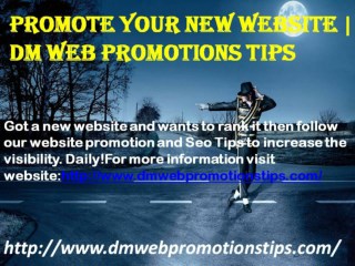 Promote Your New Website 2018