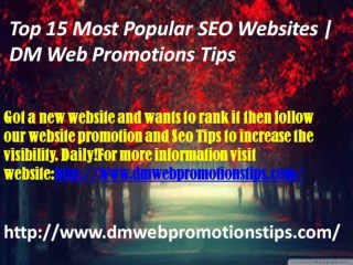 Top 15 Most Popular SEO Websites