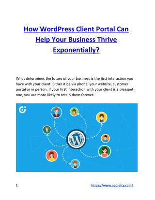 How WordPress Client Portal Can Help Your Business Thrive Exponentially?