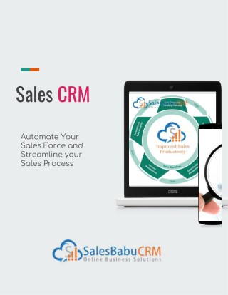 SalesBabu Sales CRM Software.