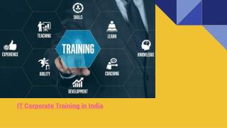 IT Corporate Training in India