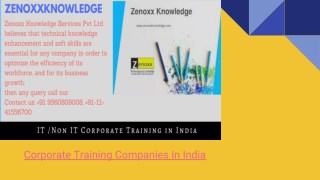 IT Corporate Training in India