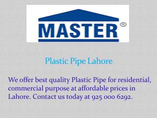 Plastic Pipe Lahore