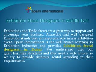 Exhibition Stand Designers in Middle East