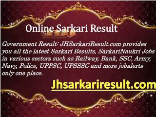 Online sarkari Result