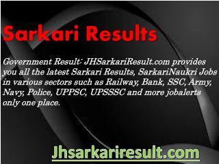 Sarkari results