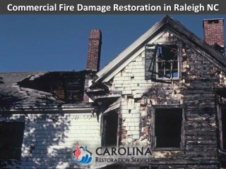 Commercial Fire Damage Restoration in Raleigh NC