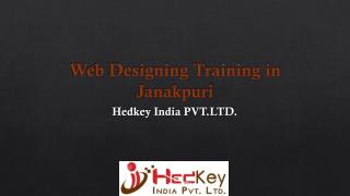 Web Designing Training in Janakpuri