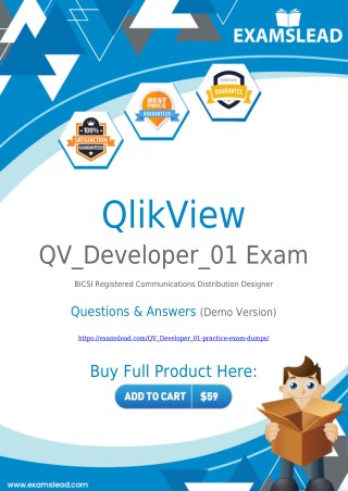 Updated QV_Developer_01 Dumps | 100% Pass Guarantee on QV_Developer_01 Exam