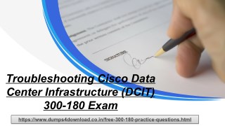 Get Update - Exam 300-180 Cisco -Question - Dumps4download.co.in