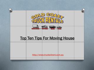 Top Ten Tips For Moving House