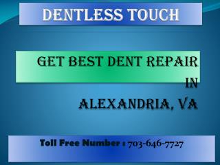 Highest Quality Services on Dent Repair Available in the Industry : Dentless Touch