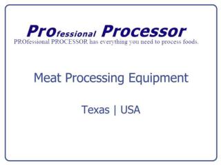 Purchase Meat processing equipment online