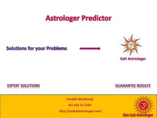 Om Kali Astrologer - Job & Business Problems