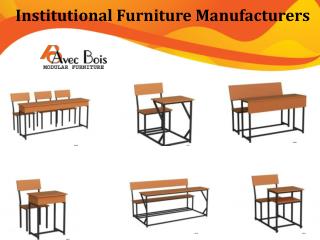 Institutional Furniture Manufacturers