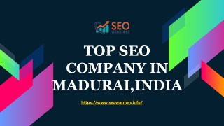 Top SEO Company In Madurai,India