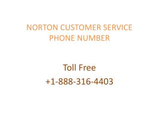 Norton Tech Support Phone Number 1-888-316-4403