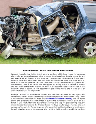 Glendale auto accident lawyer