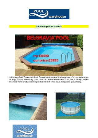 Swimming Pool Covers