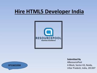 Hire HTML5 Developer India â€“ AResourcePool