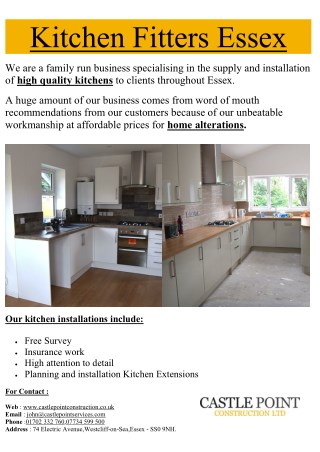 Kitchen Fitters Essex