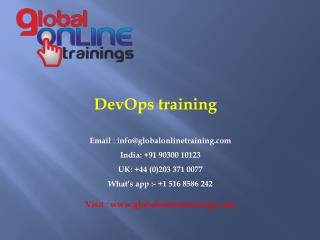 DevOps Training | the best DevOps Online Training with a certification