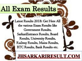 All Exam Result