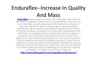 Enduraflex--Build Extreme Muscles