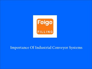 Industrial Conveyor Systems