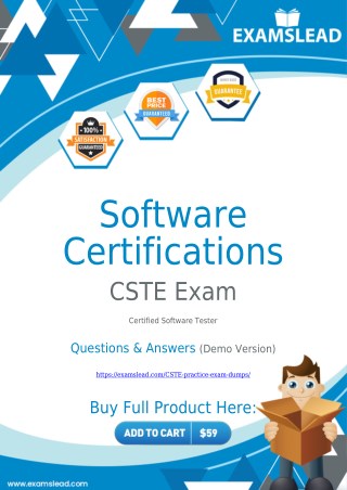 Update CSTE Exam Dumps - Reduce the Chance of Failure in Software Certifications CSTE Exam