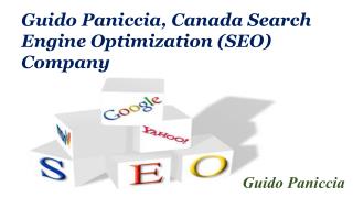 Guido Paniccia, Canada Search Engine Optimization (SEO) Company